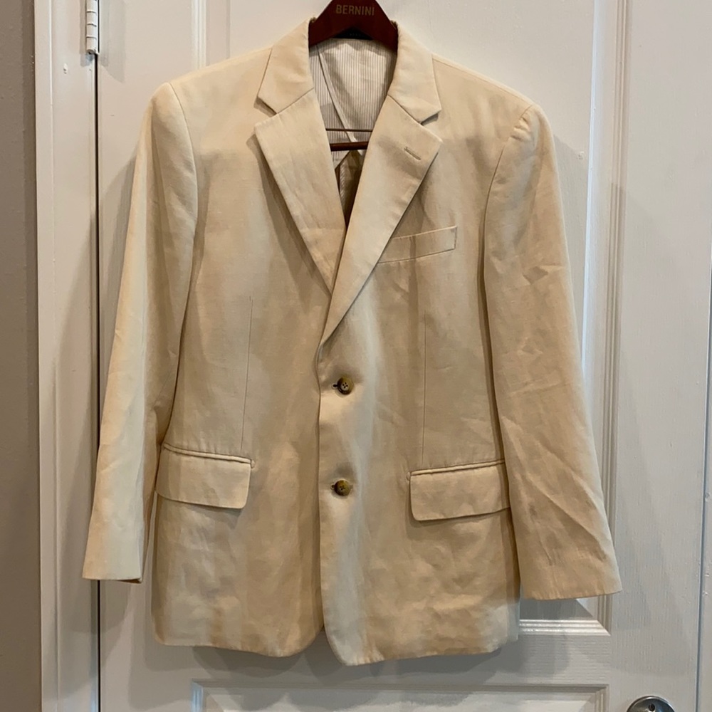 Mens Kent & Curwen Beige Jacket Size 48S 🧥